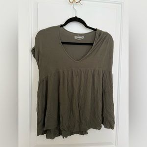 MUDD-Size S loose peplum shirt